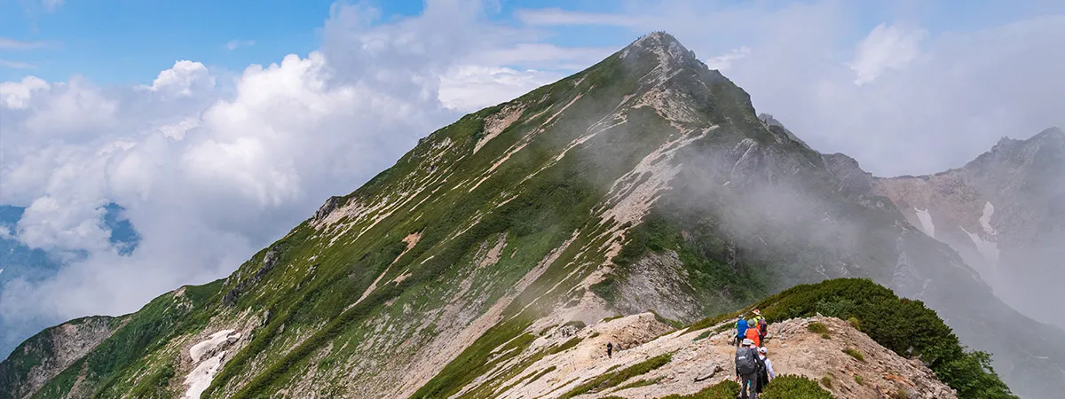 憧れの北アルプスへ!! 「唐松岳登山-八方尾根ルート」